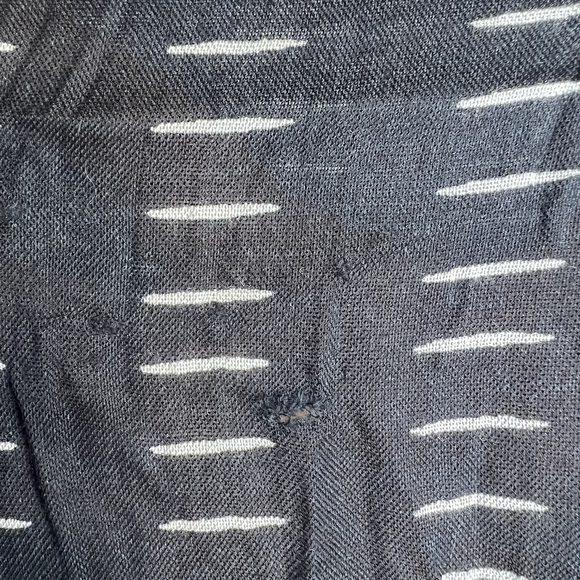 Talbots Women’s Black & White Scarf Wrap Polka Dots Classic Boho Lightweight - Picture 9 of 10